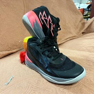 Kids Black and Pink Athletic Shoes almost like new